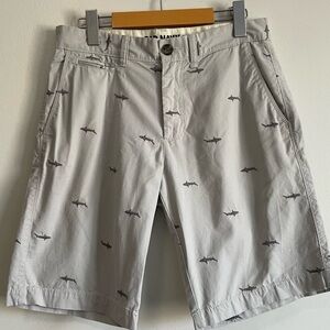 Men’s Old Navy Shark  Print Shorts~Size 29